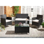 Ensemble de conversation d'extérieur 4 pièces Tamya de SAFAVIEH - 41L x 31P x 23H