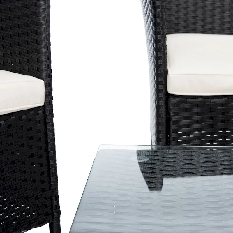 Ensemble de conversation d'extérieur 4 pièces Tamya de SAFAVIEH - 41L x 31P x 23H