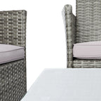 Ensemble de conversation d'extérieur 4 pièces Tamya de SAFAVIEH - 41L x 31P x 23H