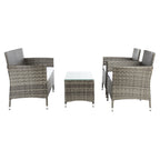 Ensemble de conversation d'extérieur 4 pièces Tamya de SAFAVIEH - 41L x 31P x 23H