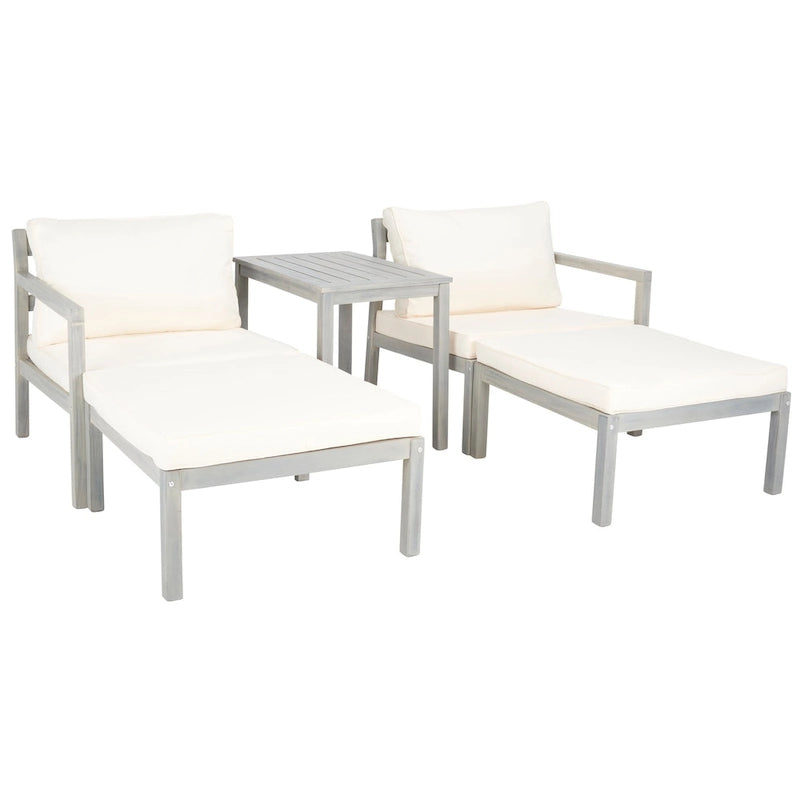 SAFAVIEH Outdoor Maiya Ensemble de 5 pièces pour extérieur - 29L x 27P x 27H