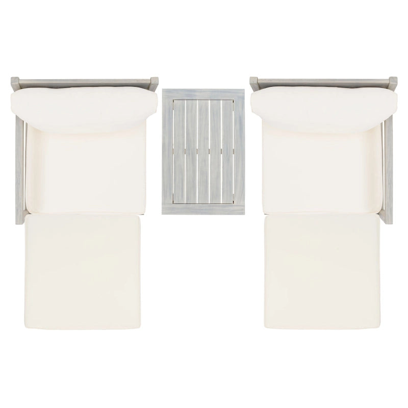SAFAVIEH Outdoor Maiya Ensemble de 5 pièces pour extérieur - 29L x 27P x 27H