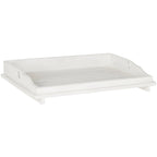 SAFAVIEH Table plateau pliante d'extérieur Anastasiia en bois d'acacia - 19Wx27Dx32H