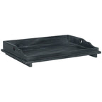 SAFAVIEH Table plateau pliante d'extérieur Anastasiia en bois d'acacia - 19Wx27Dx32H