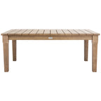 SAFAVIEH Couture Kathern, table basse de patio en bois. - 47.4 x 26.4 x 18.5 - 47L x 26P x 19H