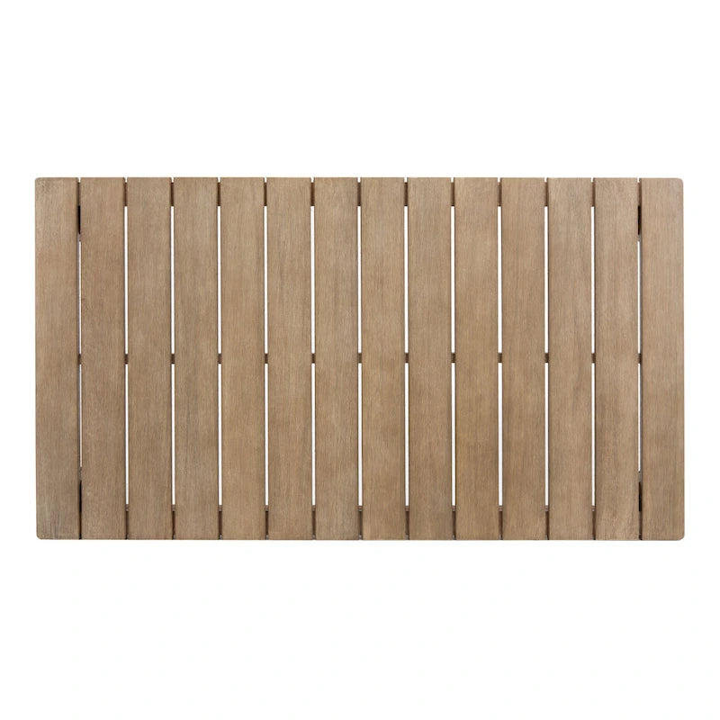 SAFAVIEH Couture Kathern, table basse de patio en bois. - 47.4 x 26.4 x 18.5 - 47L x 26P x 19H