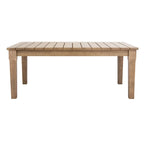 SAFAVIEH Couture Kathern, table basse de patio en bois. - 47.4 x 26.4 x 18.5 - 47L x 26P x 19H
