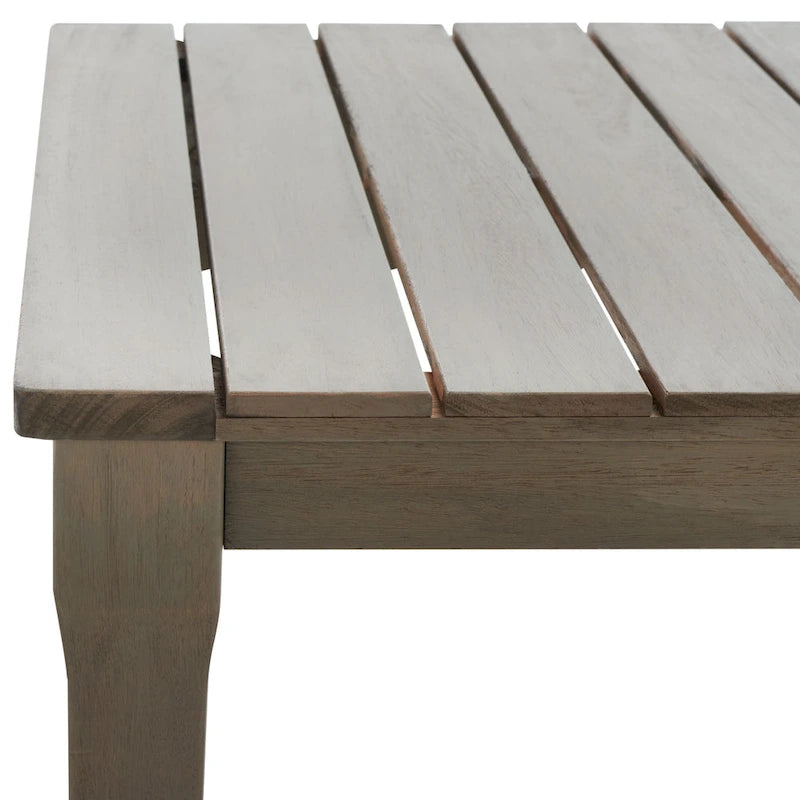 SAFAVIEH Couture Kathern, table basse de patio en bois. - 47.4 x 26.4 x 18.5 - 47L x 26P x 19H