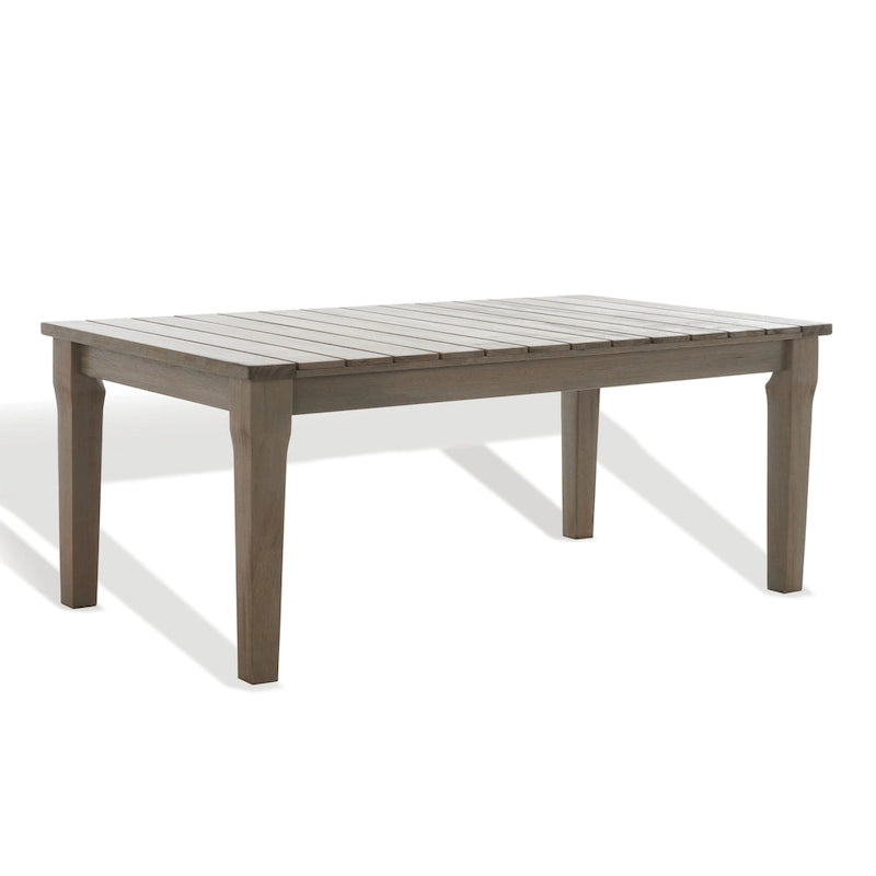 SAFAVIEH Couture Kathern, table basse de patio en bois. - 47.4 x 26.4 x 18.5 - 47L x 26P x 19H