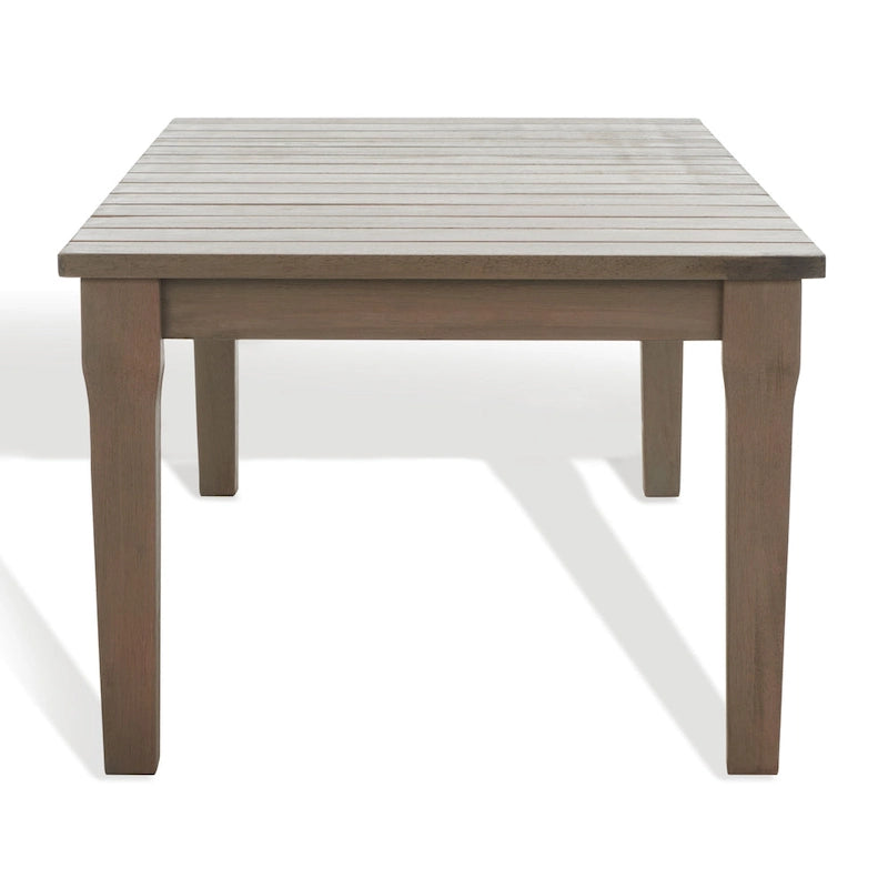 SAFAVIEH Couture Kathern, table basse de patio en bois. - 47.4 x 26.4 x 18.5 - 47L x 26P x 19H