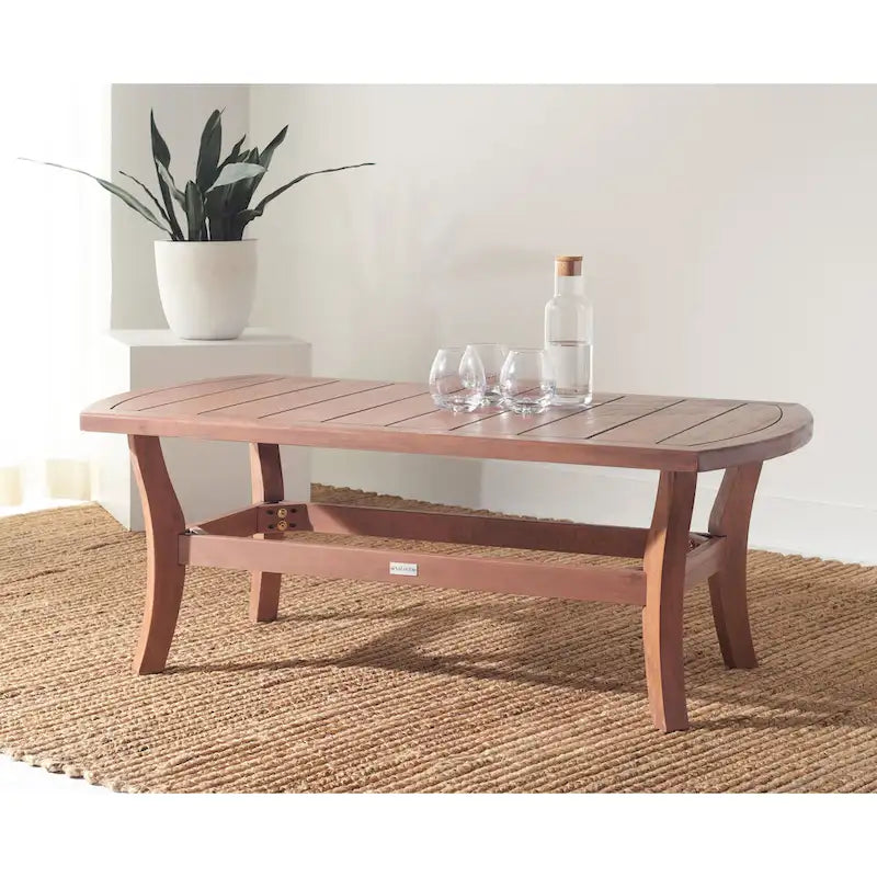 SAFAVIEH Couture Myrna Outdoor Coffee Table - 50.4 W x 28.5 L x 18.9 H - 50Wx29Dx19H