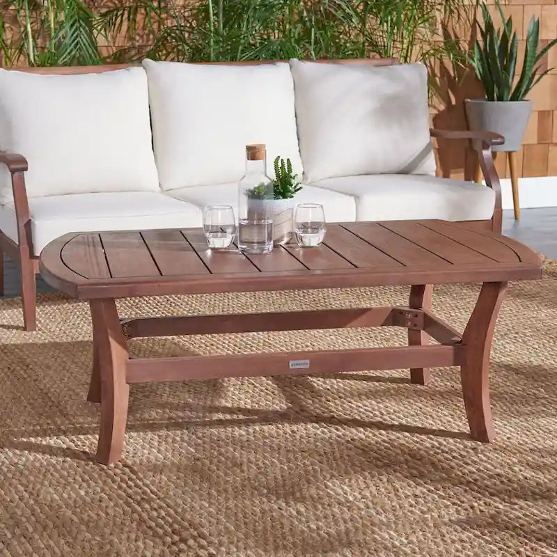 Table basse d'extérieur SAFAVIEH Couture Myrna - 50,4 L x 28,5 P x 18,9 H - 50Lx29Px19H