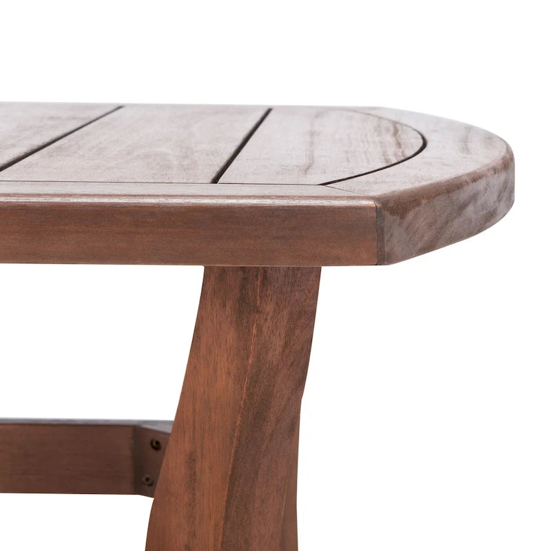 Table basse d'extérieur SAFAVIEH Couture Myrna - 50,4 L x 28,5 P x 18,9 H - 50Lx29Px19H