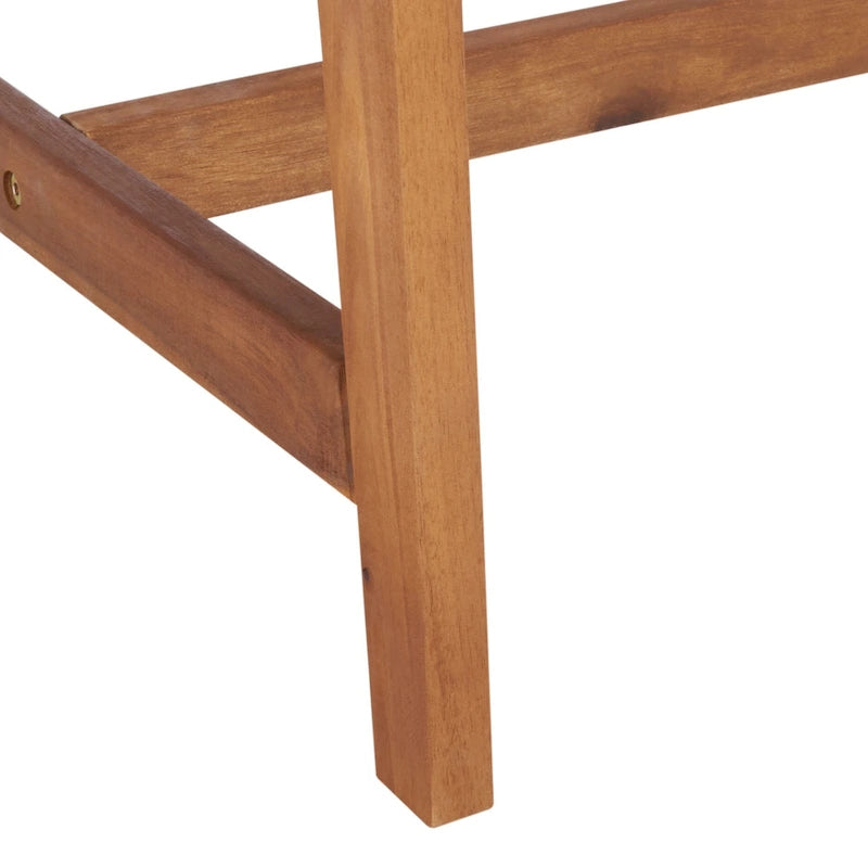 SAFAVIEH Lissy Ensemble Table et Chaises d'Extérieur Acacia/Corde - 24W x 28D x 31H