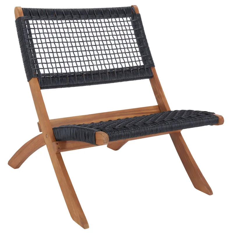 SAFAVIEH Lissy Ensemble Table et Chaises d'Extérieur Acacia/Corde - 24W x 28D x 31H