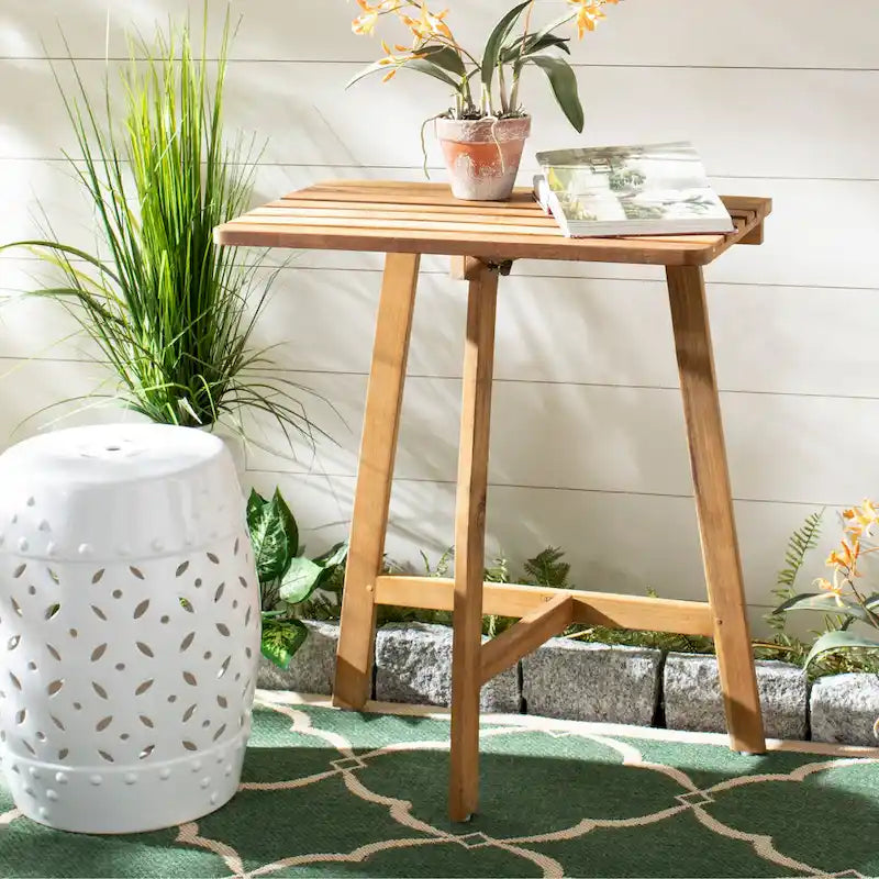 SAFAVIEH Outdoor Iyana Balcony Table - 24Wx15Dx28H