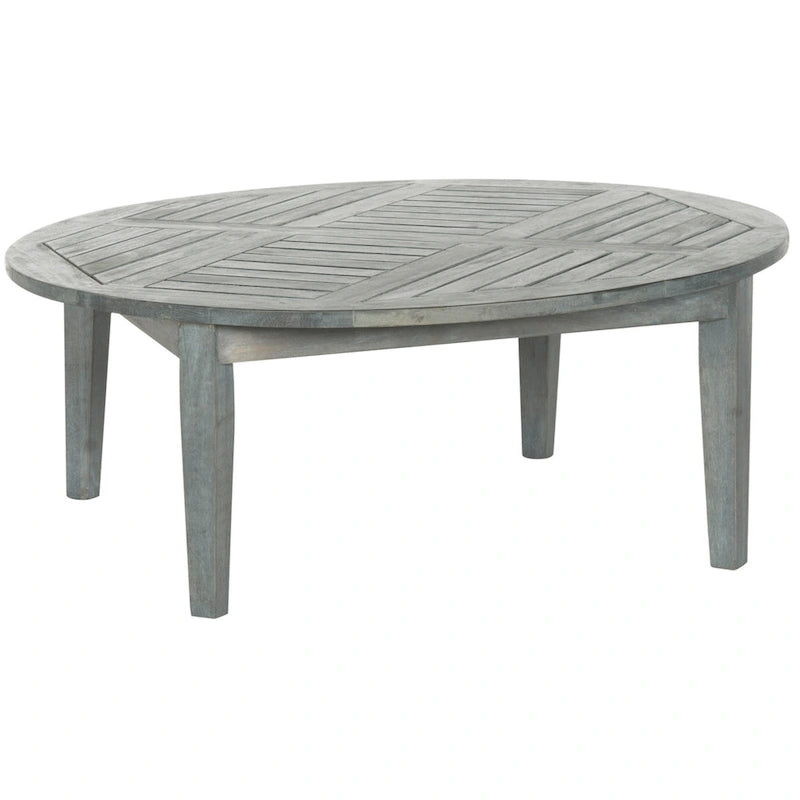 SAFAVIEH Outdoor Vergilia Ensemble de patio 5 pièces en bois d'acacia - 26L x 32P x 25H