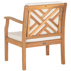 SAFAVIEH Outdoor Vergilia Ensemble de patio 5 pièces en bois d'acacia - 26L x 32P x 25H