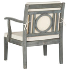 SAFAVIEH Maryam Salon de jardin 4 pièces en bois d'acacia - 48 L x 32 P x 25 H