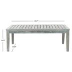 SAFAVIEH Maryam Salon de jardin 4 pièces en bois d'acacia - 48 L x 32 P x 25 H