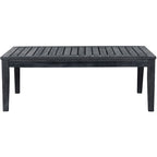 SAFAVIEH Bethli Mar Ensemble de patio 4 pièces en bois d'acacia - 48 larg. x 32 prof. x 25 haut.