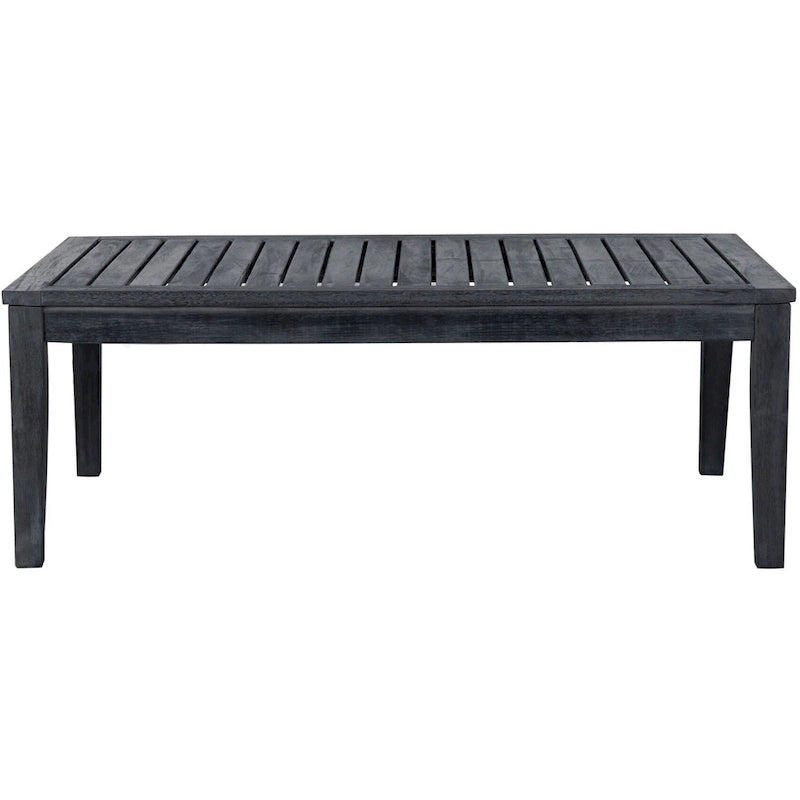 SAFAVIEH Bethli Mar Ensemble de patio 4 pièces en bois d'acacia - 48 larg. x 32 prof. x 25 haut.