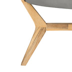 Table basse d'extérieur moderne en béton gris foncé Gunver de SAFAVIEH - 120 x 80 x 45 cm - 120Lx81Px46H