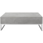 SAFAVIEH Dajana Dark Grey Modern Concrete Indoor/ Outdoor Coffee Table - 34.3 x 34.3 x 11.4 - 34Wx34Dx11H