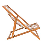SAFAVIEH Chaise de relaxation d'extérieur Makena avec coussin (lot de 2) - 24L x 39P x 38H