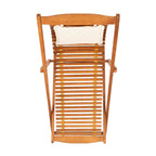 SAFAVIEH Chaise de relaxation d'extérieur Makena avec coussin (lot de 2) - 24L x 39P x 38H