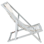 SAFAVIEH Chaise de relaxation d'extérieur Makena avec coussin (lot de 2) - 24L x 39P x 38H