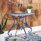 SAFAVIEH Table d'appoint d'extérieur Tatyanna Annalise en fer - 36L x 19P x 29H