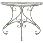 SAFAVIEH Table d'appoint d'extérieur Tatyanna Annalise en fer - 36L x 19P x 29H