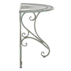 SAFAVIEH Table d'appoint d'extérieur Tatyanna Annalise en fer - 36L x 19P x 29H