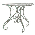 SAFAVIEH Table d'appoint d'extérieur Tatyanna Annalise en fer - 36L x 19P x 29H