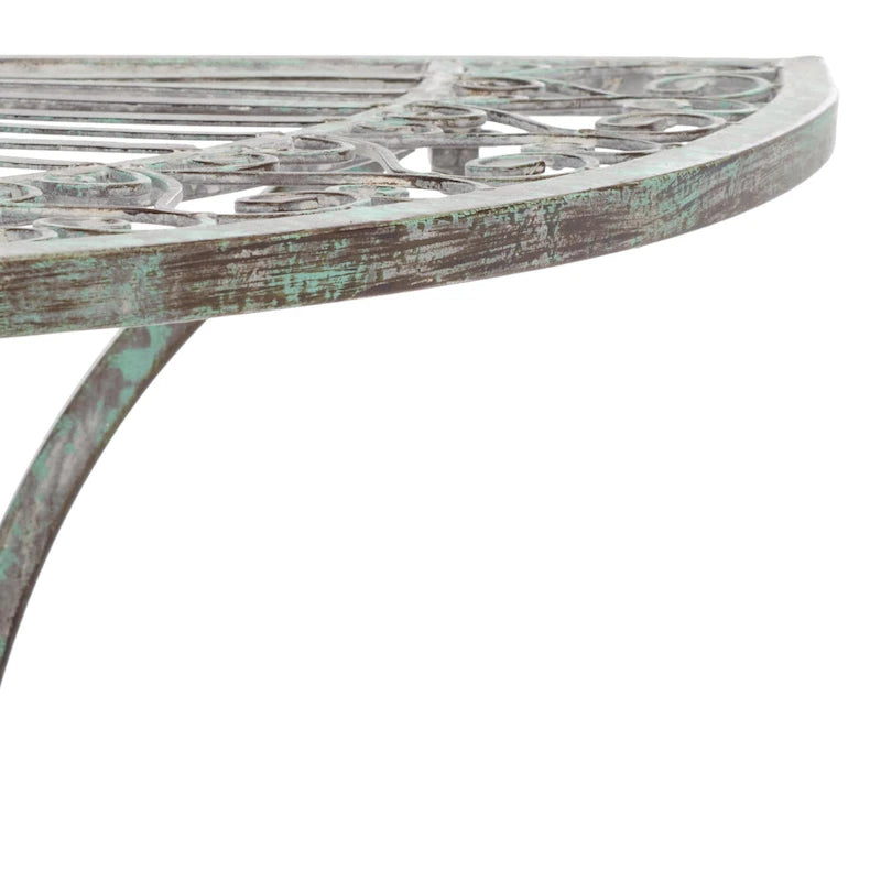 SAFAVIEH Table d'appoint d'extérieur Tatyanna Annalise en fer - 36L x 19P x 29H