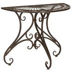 SAFAVIEH Table d'appoint d'extérieur Tatyanna Annalise en fer - 36L x 19P x 29H