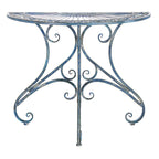 SAFAVIEH Table d'appoint d'extérieur Tatyanna Annalise en fer - 36L x 19P x 29H