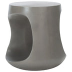 Table d'appoint d'extérieur en béton Geronda SAFAVIEH - 17,72 L x 17,72 P x 17,72 H - 18Lx18Px18H