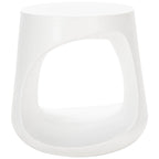 Table d'appoint d'extérieur en béton Geronda SAFAVIEH - 17,72 L x 17,72 P x 17,72 H - 18Lx18Px18H