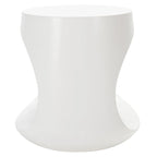 Table d'appoint d'extérieur en béton Geronda SAFAVIEH - 17,72 L x 17,72 P x 17,72 H - 18Lx18Px18H