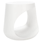 Table d'appoint d'extérieur en béton Geronda SAFAVIEH - 17,72 L x 17,72 P x 17,72 H - 18Lx18Px18H
