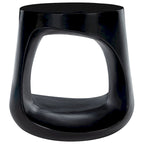 Table d'appoint d'extérieur en béton Geronda SAFAVIEH - 17,72 L x 17,72 P x 17,72 H - 18Lx18Px18H