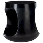 Table d'appoint d'extérieur en béton Geronda SAFAVIEH - 17,72 L x 17,72 P x 17,72 H - 18Lx18Px18H
