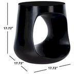 Table d'appoint d'extérieur en béton Geronda SAFAVIEH - 17,72 L x 17,72 P x 17,72 H - 18Lx18Px18H