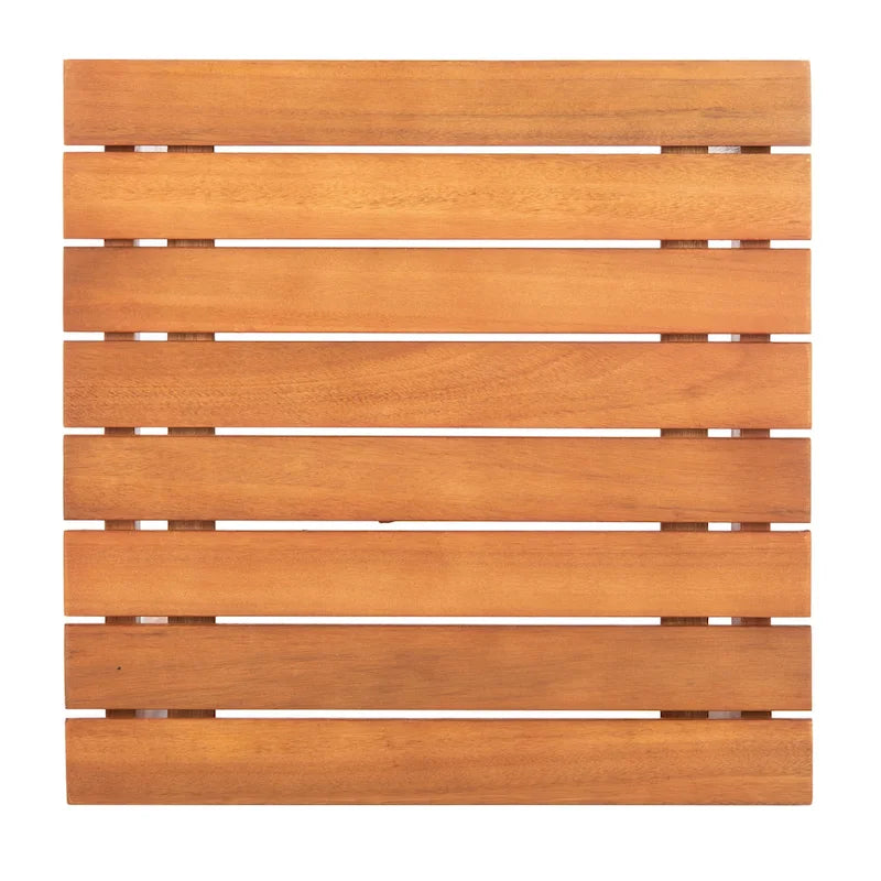Table pliante d'extérieur Heddine SAFAVIEH - 19Lx19Px16H
