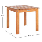 Table pliante d'extérieur Heddine SAFAVIEH - 19Lx19Px16H
