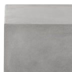 SAFAVIEH Table basse d'extérieur Llio moderne en béton - 31,5 L x 31,5 P x 9,8 H - 32Lx32Px10H