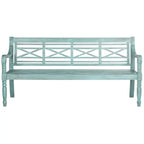 Banc extérieur en bois d'acacia Ruwaydah SAFAVIEH - 70Lx24Px34H