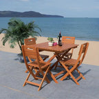SAFAVIEH Table Pliante d'Extérieur Zvetelina - 35Lx35Px30H